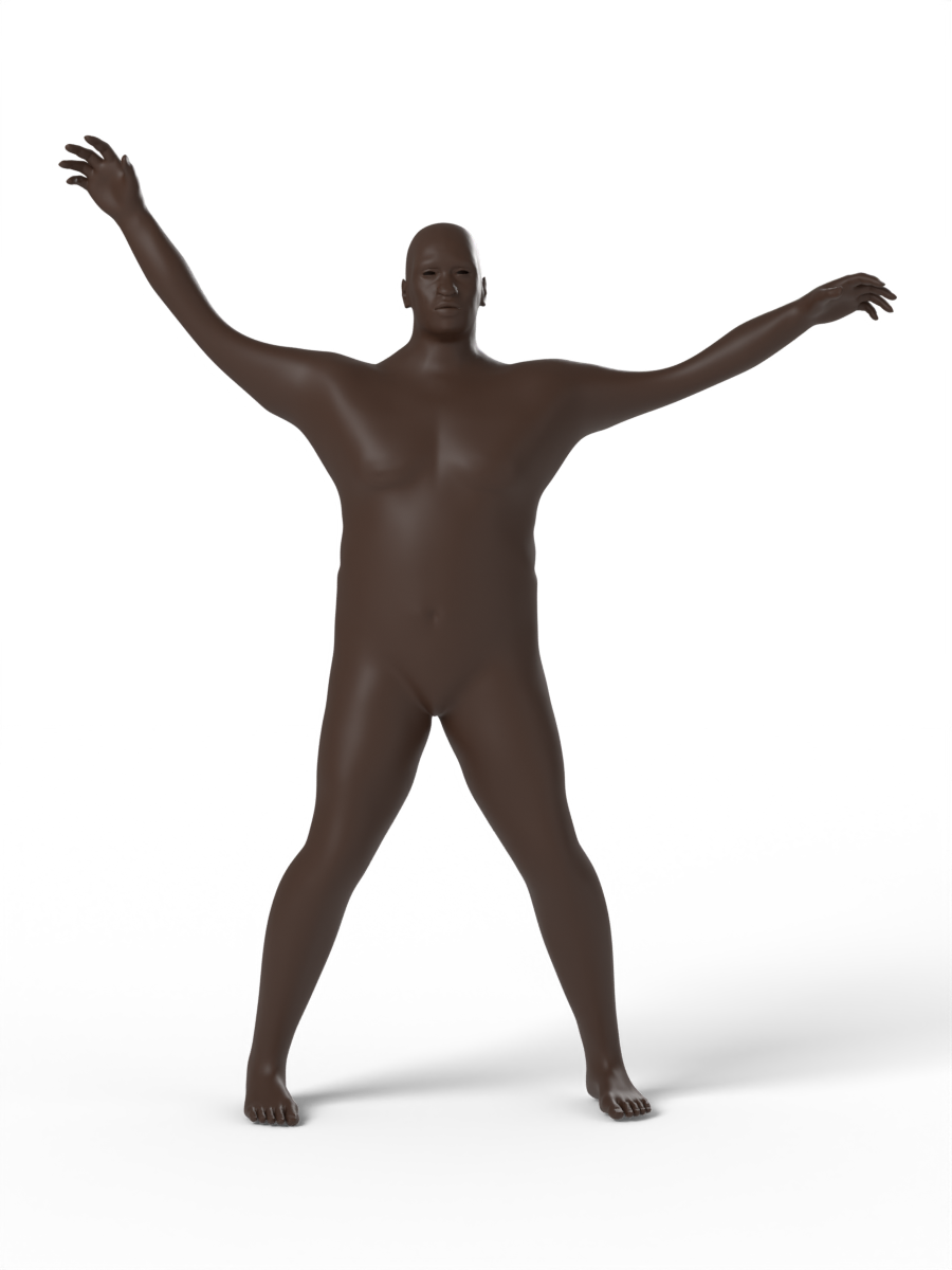 Wide stance, reaching up — figure drawing reference